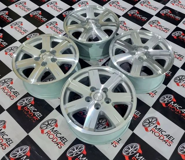 Jogo de rodas 17" jeep grand Cherokee limited crd 5x127 + pintura nova - Foto 8