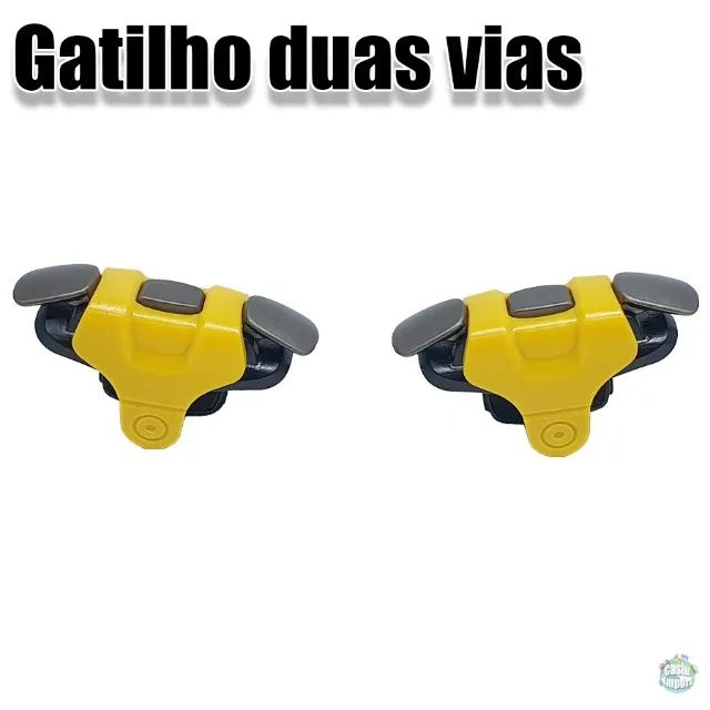 Gatilho L1 R1 duas posições para celular Pubg Free Fire COD