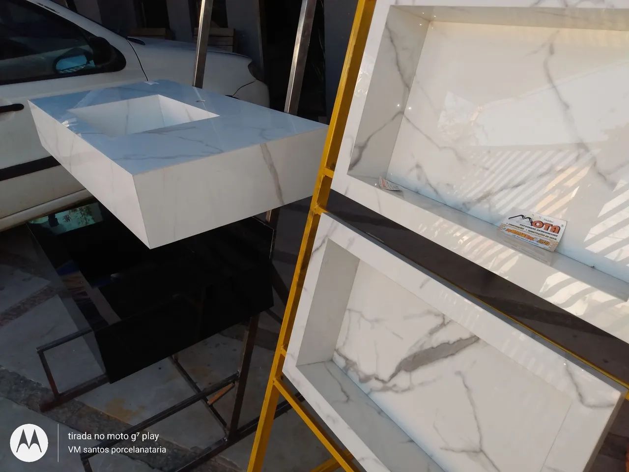 Nichos e lavatórios em porcelanato sob medida , whatsapp * - Foto 3