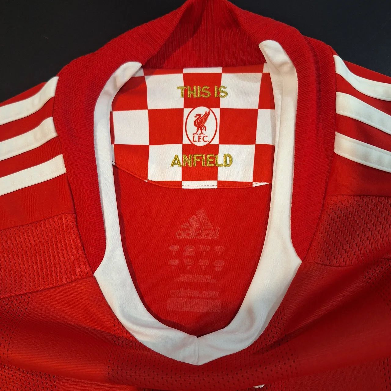 Camisa Liverpool Inglaterra adidas 2008 - Foto 4