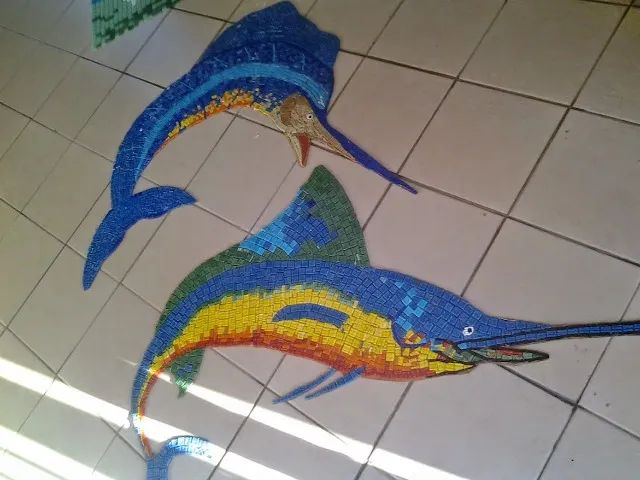 Mosaico em pastilhas de vidro para piscina, murais, transforme um ambiente em Obra de Arte - Foto 5