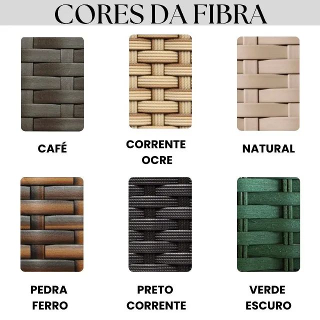 KIT 04 CADEIRAS MADRI DE ALUMÍNIO COM FIBRA SINTÉTICA  - Foto 5