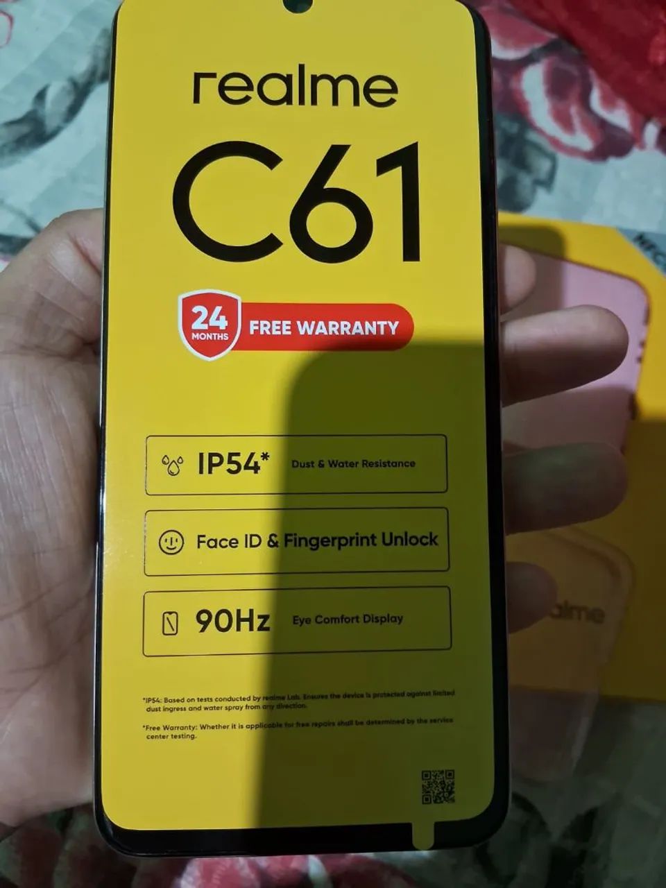 Realme C61 poucos dias de uso, garantia de 1 ano, não me adaptei com ele