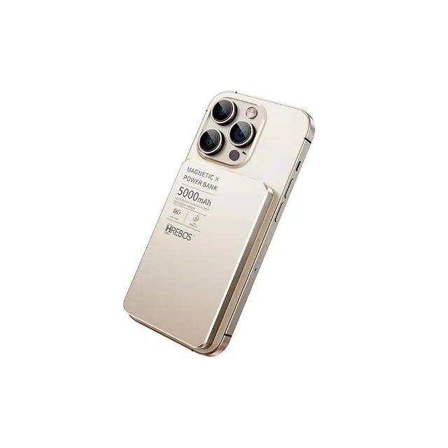 Carregador Magnético Hrebos Pb-912 Power Bank Indução 20w - Foto 3