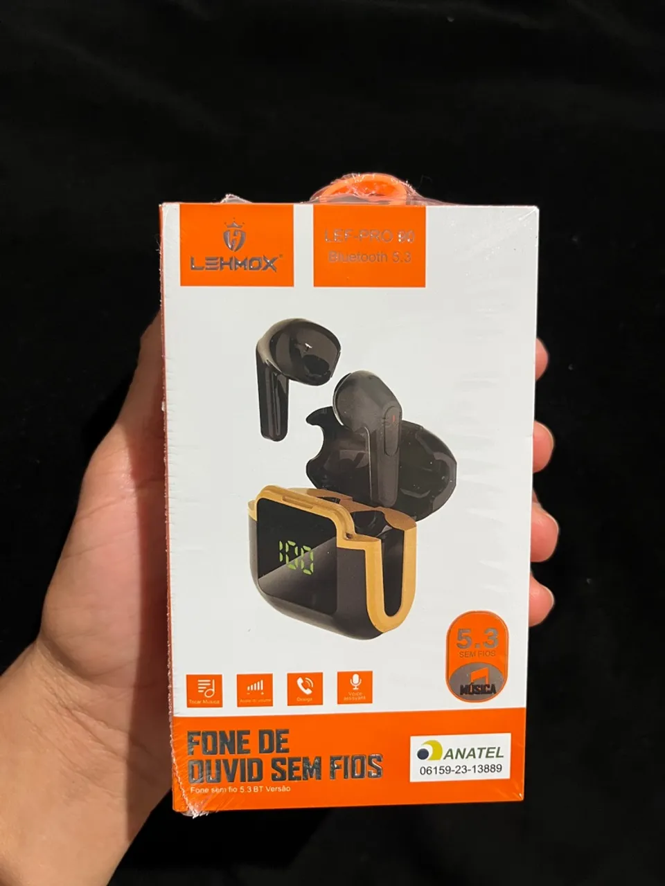 Fone de ouvido sem fio LEHMOX