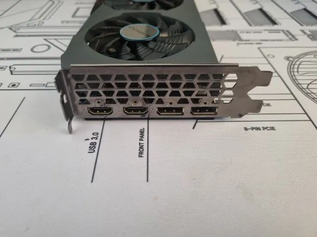 Placa de vídeo AMD Radeon RX 6700 XT 12GB Gigabyte Eagle - Foto 3