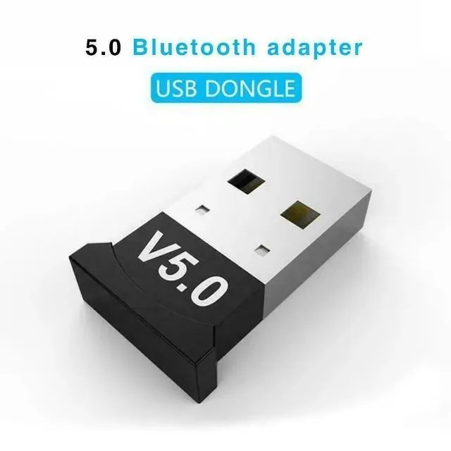 Conector Adaptador USB Bluetooth 5.0 Dongle Para Computador Notebook Loja Coimbra Entrega