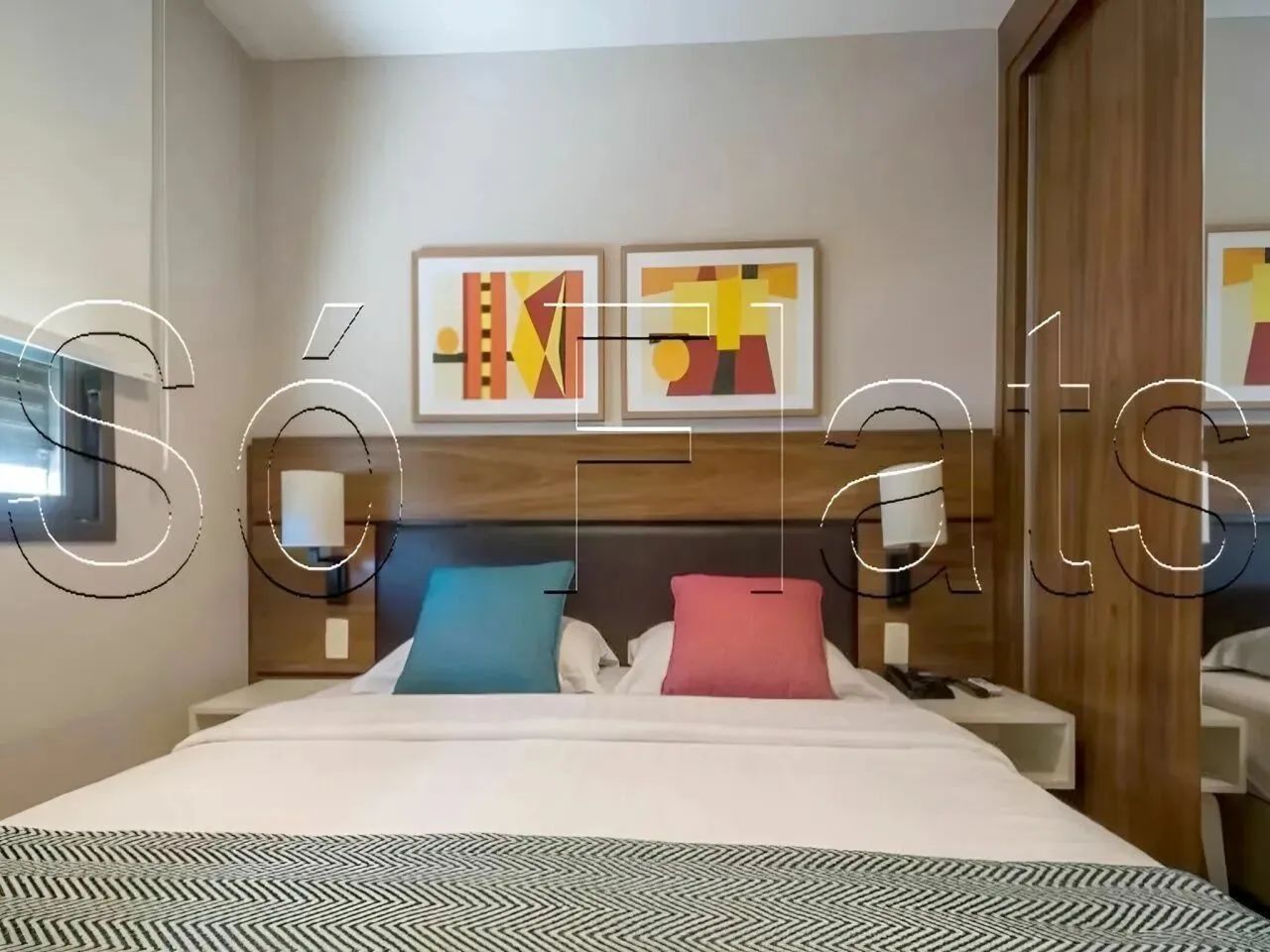 Apto no Gran Estanconfor Veranda Berrini disponível locação com 1 dormitório e 1 vaga de g - Foto 4