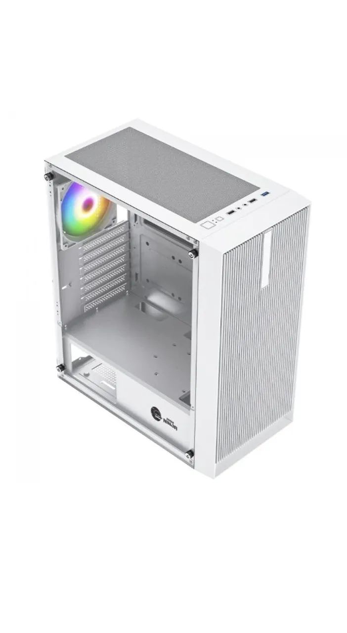Gabinete Branco Ninja Air X c/4 fans rainbow - Foto 5