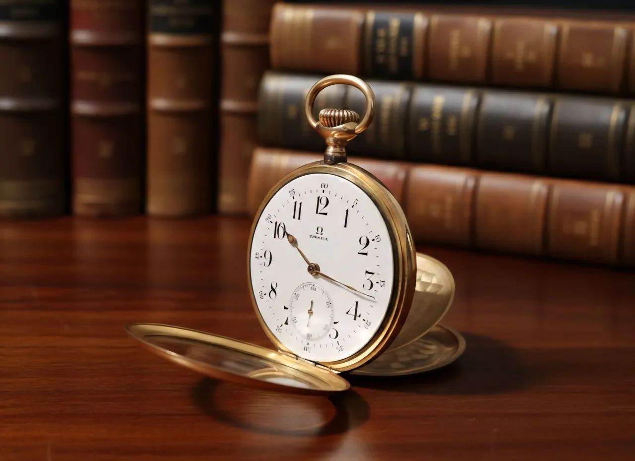 Relogio de bolso Omega em Ouro 18k - Foto 4
