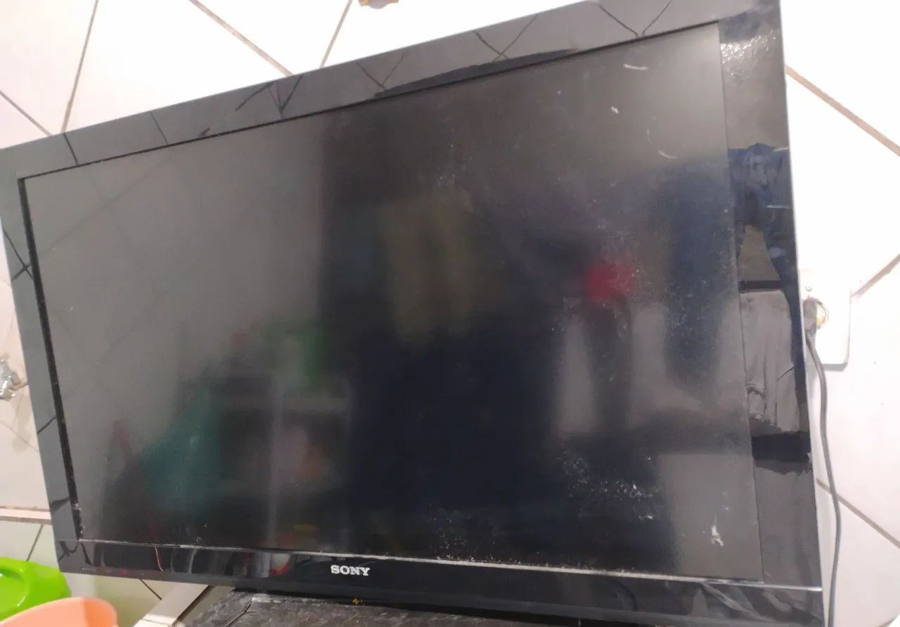 TV to remove parts. Has a spot on the screen but it's still possible to watch64313037816321120