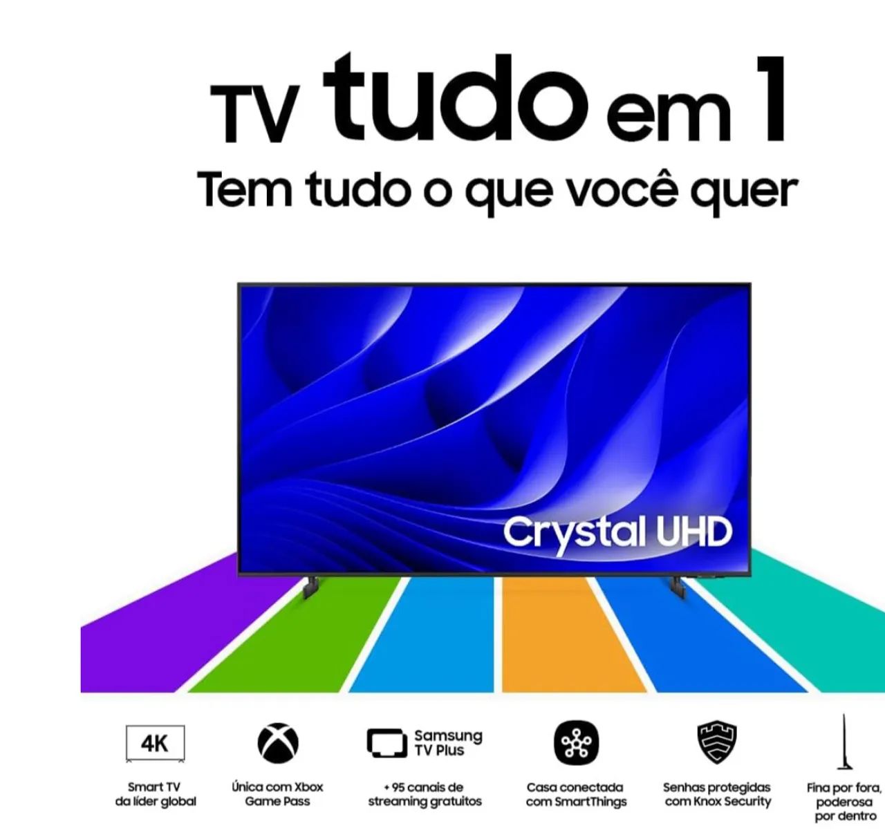 Tv Samsung Smart TV 65" Crystal UHD 4K 