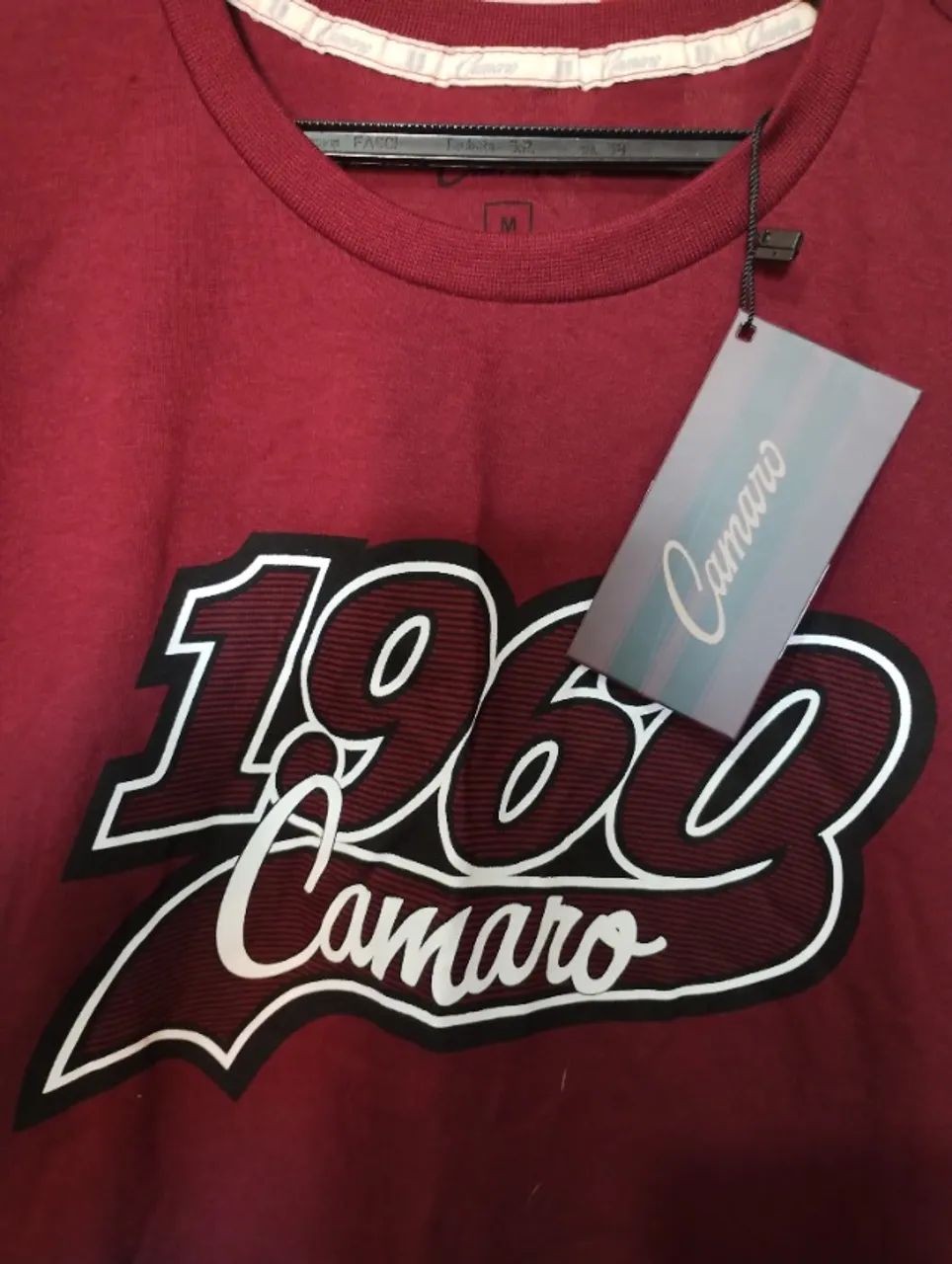 Camiseta 1960 Camaro GM Vintage - Nova - Tam M - Foto 3