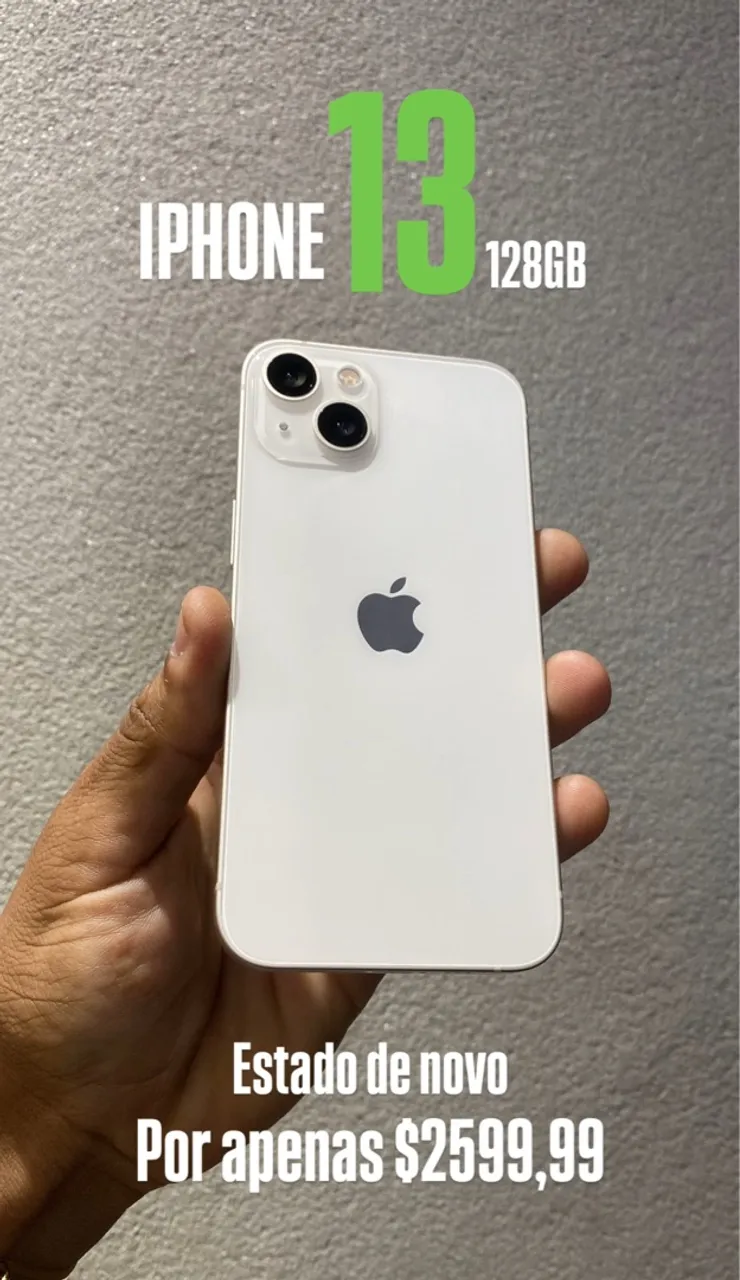iPhone 13 128GB - Novo!
