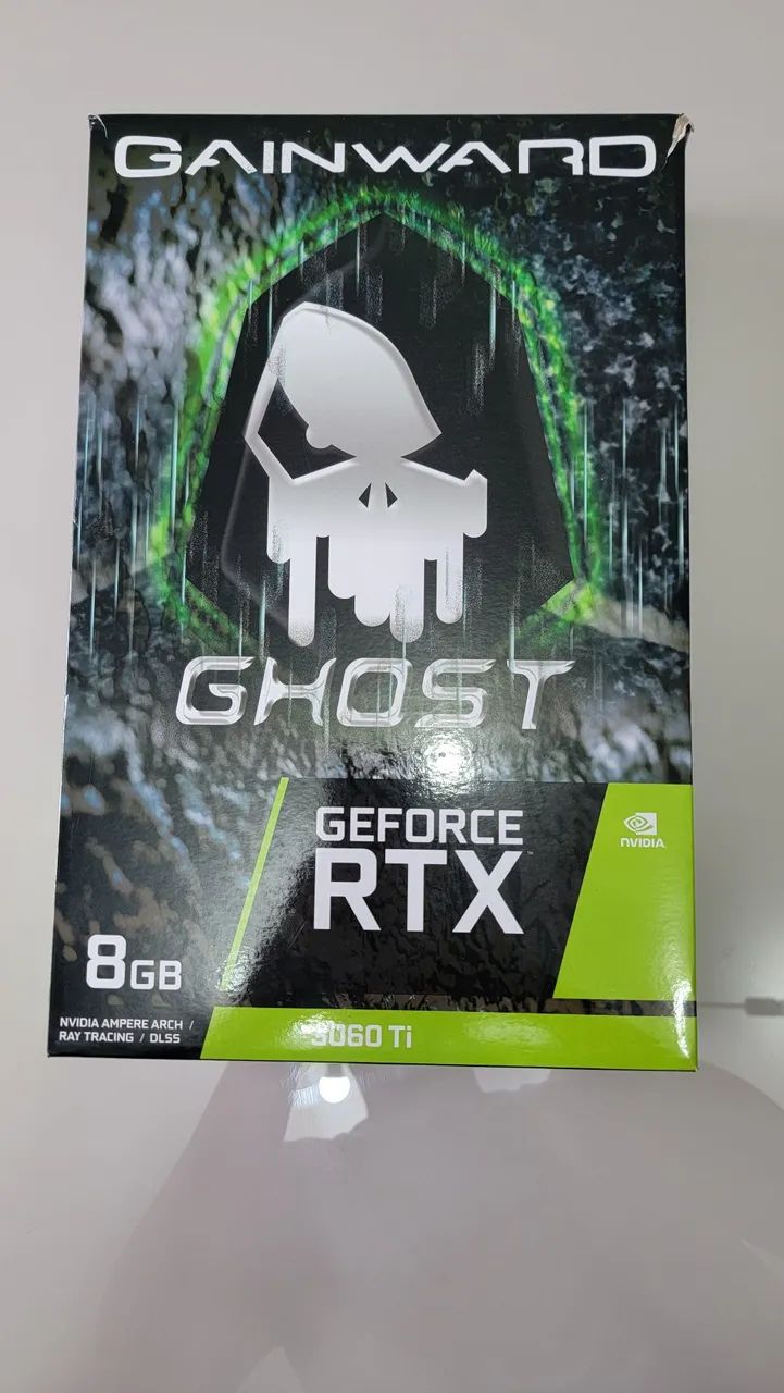 Placa de Vídeo Gainward GeForce RTX 3060 Ti Ghost 8GB