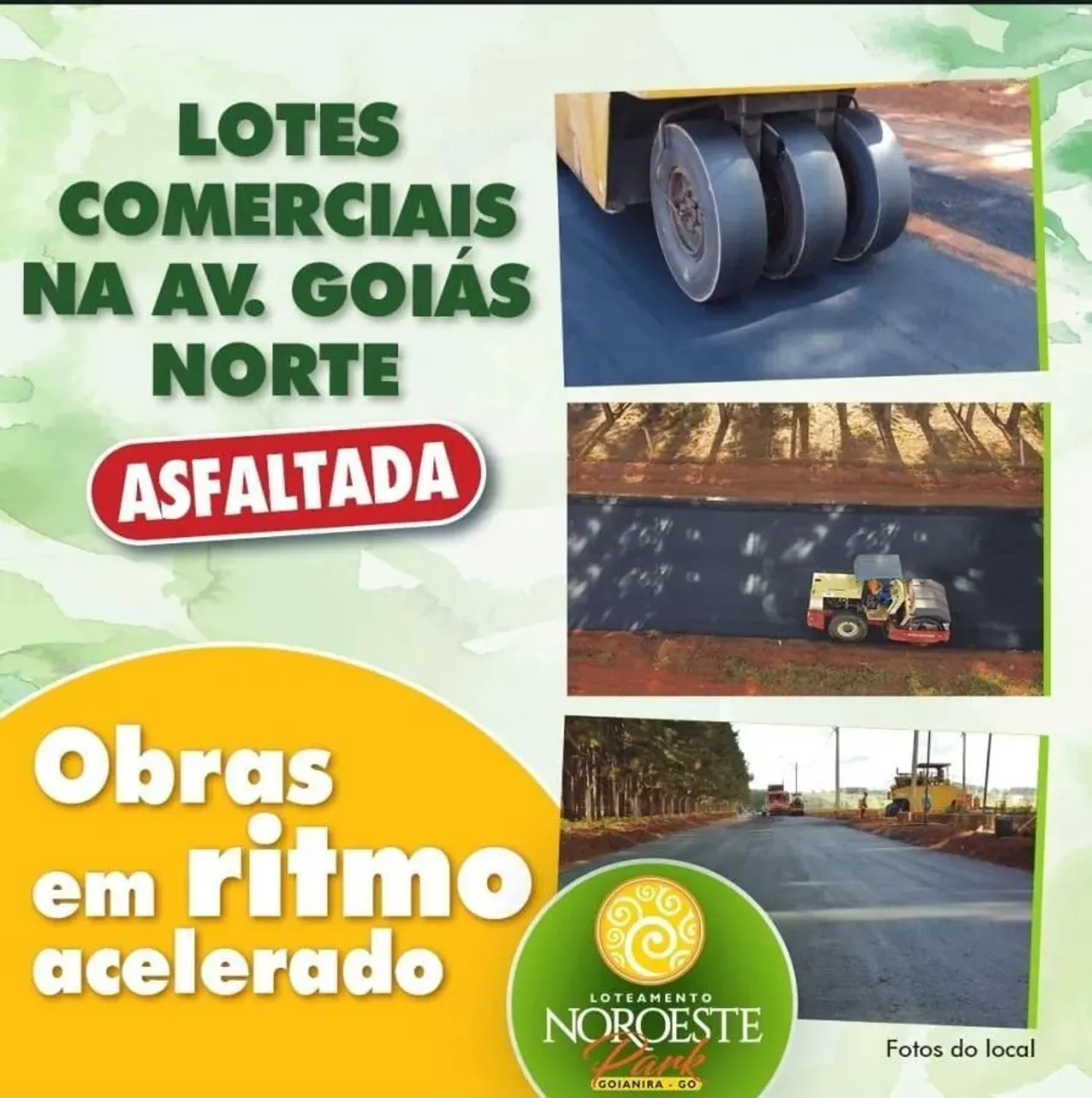 Lotes com Parcelas de R$552 - Ligação da Av. Goias - Goianira