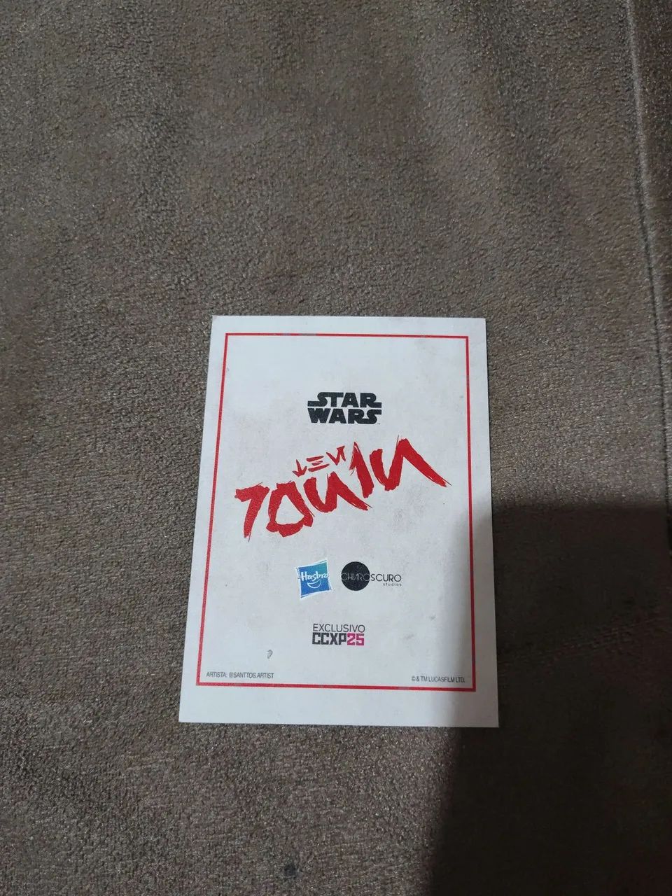 Card Ronin Star Wars Exclusivo CCXP 25 - Foto 2