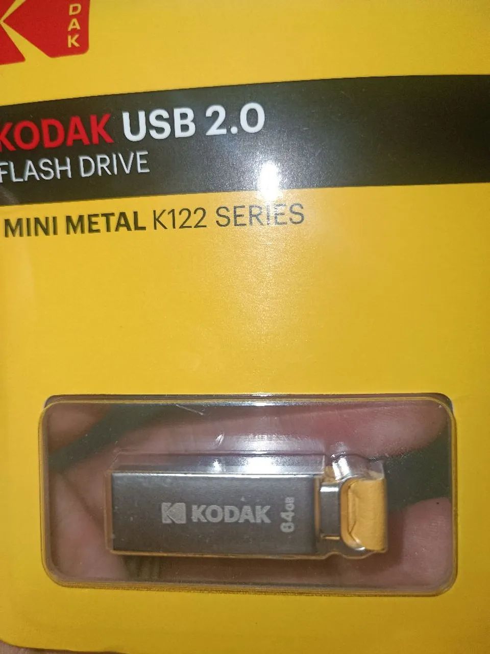 Pendrive Kodak K122 64GB - Compacto e Resistente