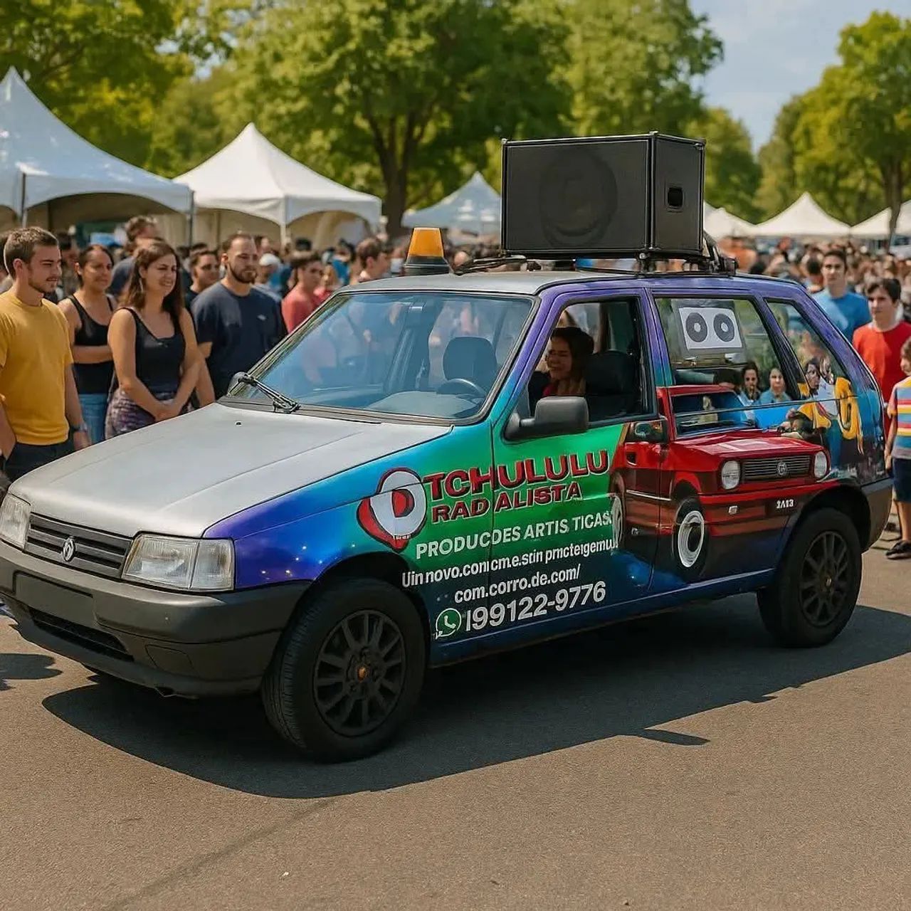 Propagandas com carro de som 