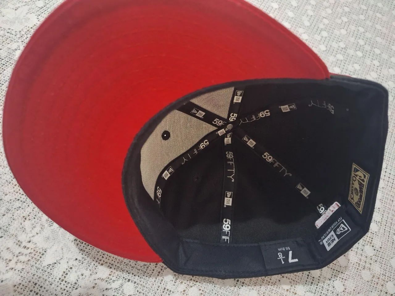 Boné New era, tamanho 71/8 56,8cm - Foto 3