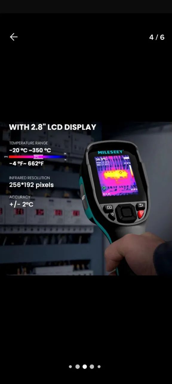Câmera de Imagem Térmica Mileseeey - Novo - Foto 3