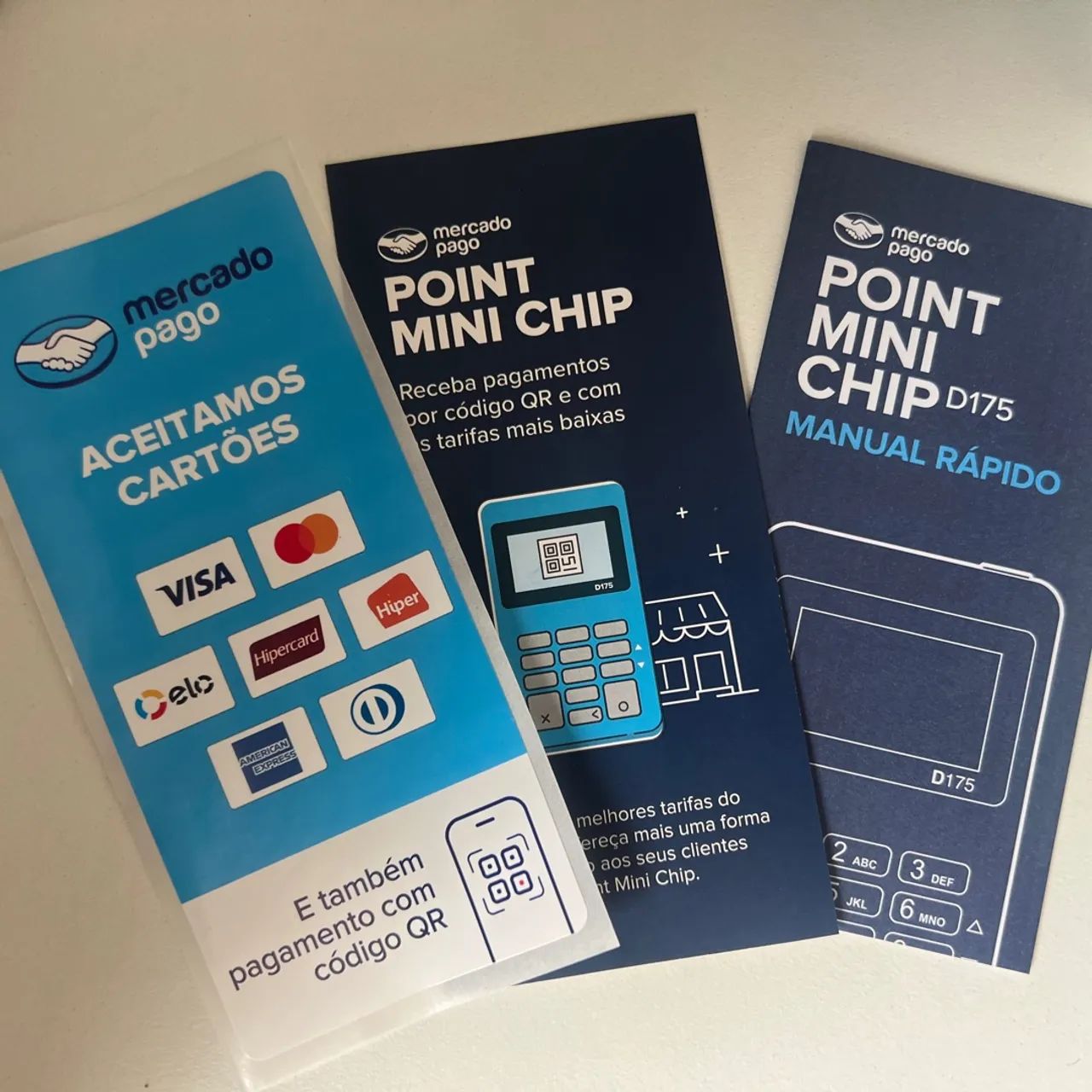Maquina de Cartão Mercado Pago Point Mini Chip - Foto 2