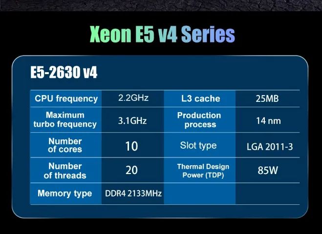  Xeon 2630 V4 10/20 + Pasta Térmica - Turbo Boost vPro  - Foto 3