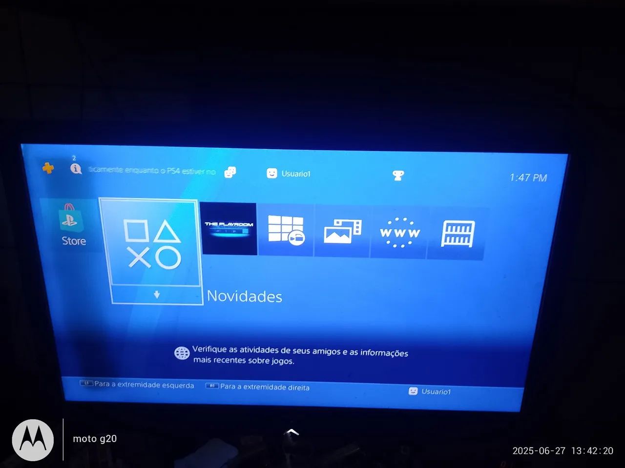 Playstation 4 Fat 1TB 1 jogo Gran Turismo Sport 2 Controles  - Foto 4