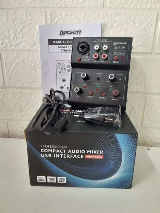Mixer Lexsen Gomix 1 Canal C/Interface/BT USB