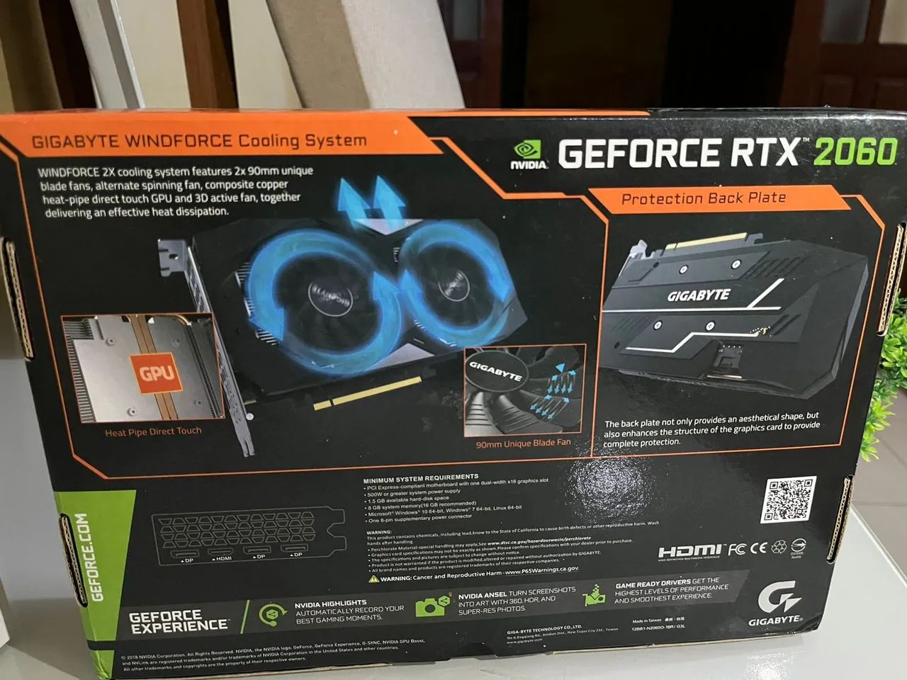 2060 Gaming Nvlink Rtx 2060 Placa De Vídeo EVGA RTX 2060 Super SC