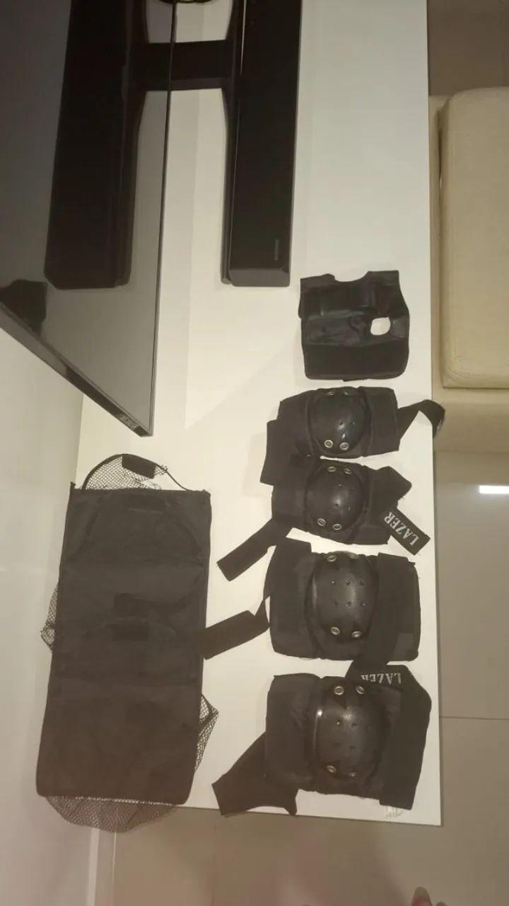 Capacete Traxart Extreme + Kit Protetor Juvenil Tamanho P - Segurança e Estilo - Foto 6