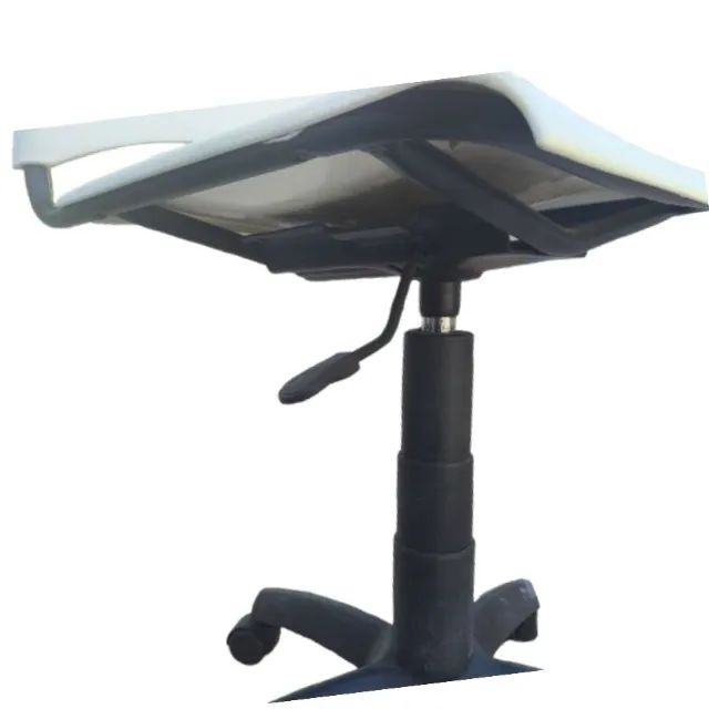 Cadeira Branca Giratória Design Decorativo Encosto Anatômico com Apoio Lombar para 120kg - Foto 6