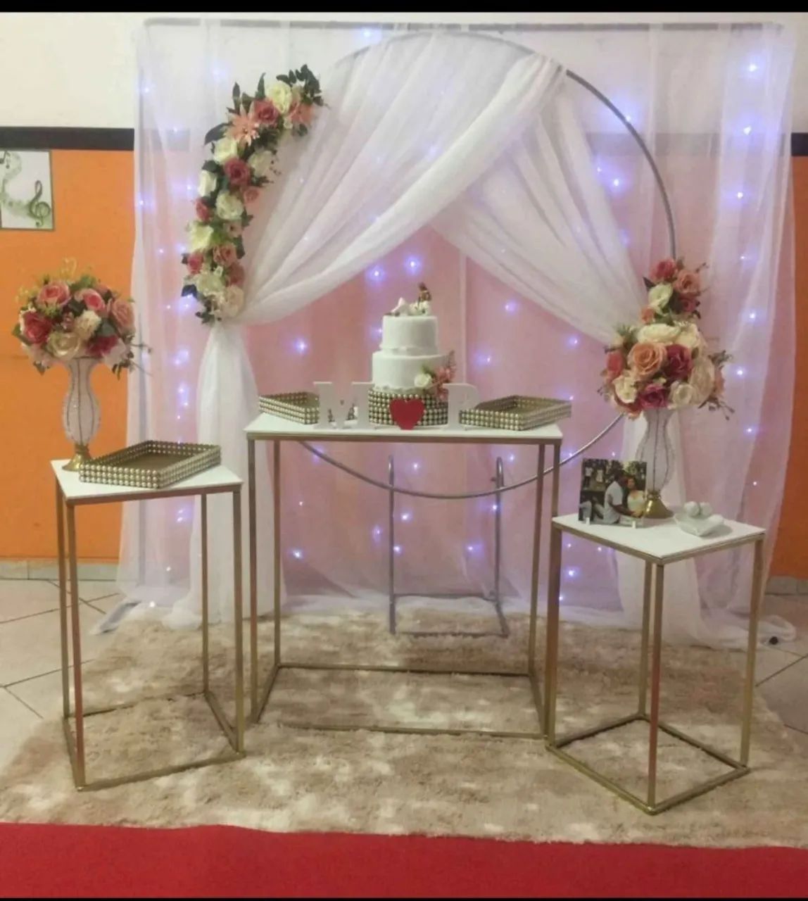 Decoração de Mesa para Festa aparte de 250 reais casamento ou noivado  - Foto 5