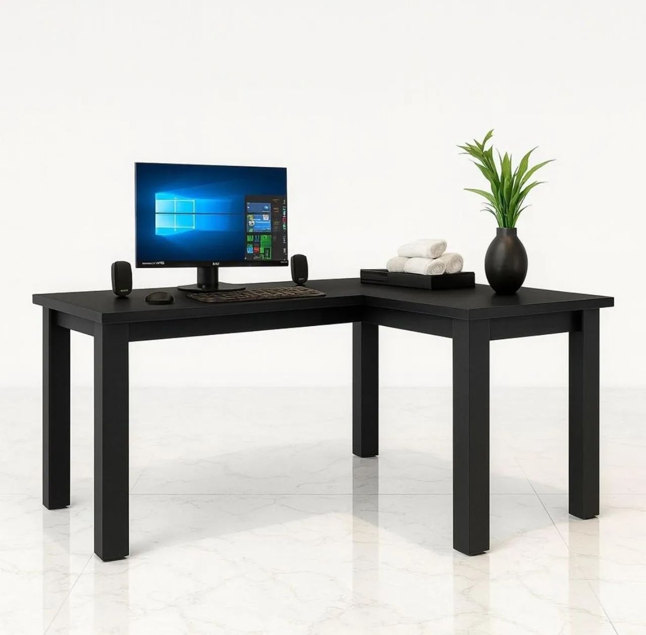 Mesa de estudo preta 64220693576450122