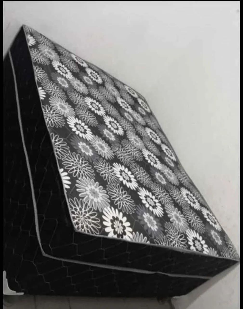 Cama Box Casal com Colchão Floral de molas ensacadas  - Foto 3