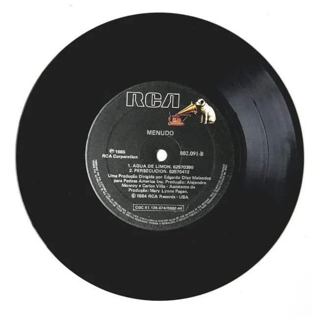 Disco Vinil Compacto - Menudo (Yo Sere Tu Bailarin) - 1985 (Sem Capa)