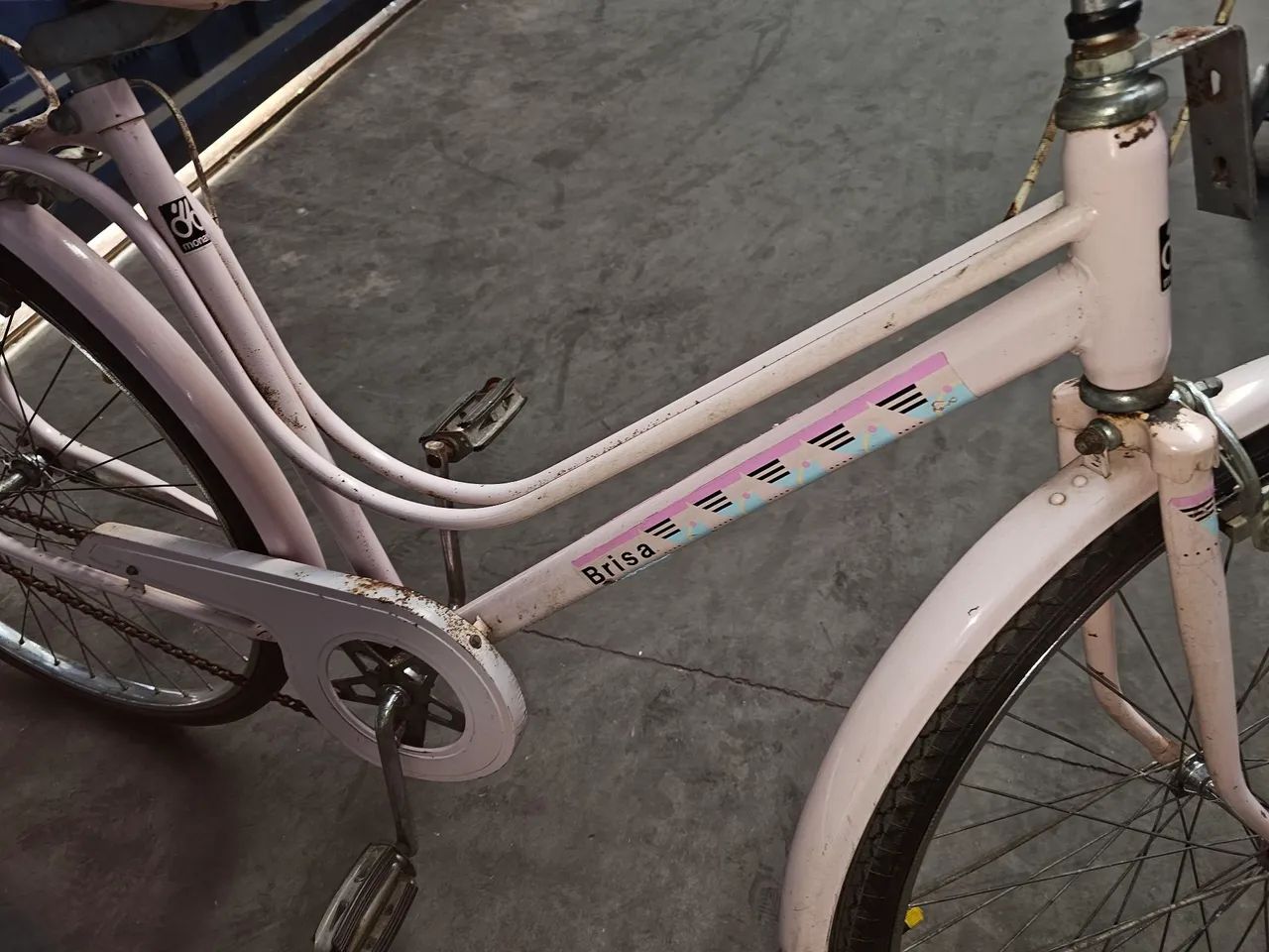 Bicicleta Vintage Rosa - Foto 4
