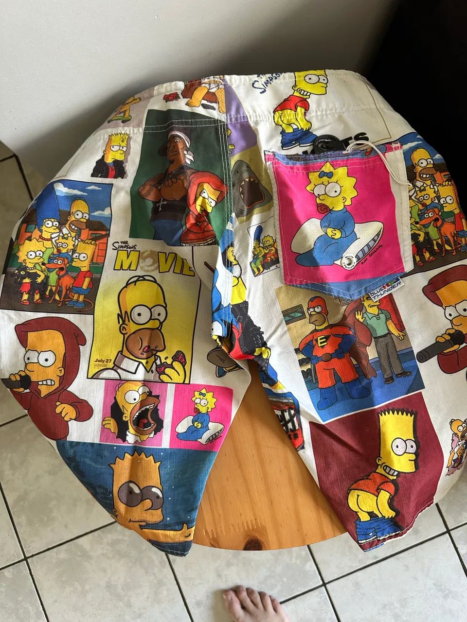 Short praia simpsons TAM: M (38/40) - Foto 3