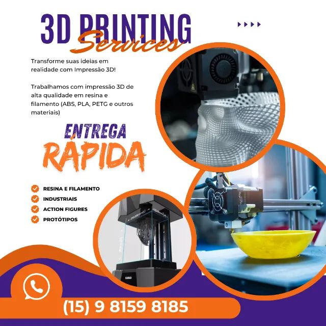 Impressão 3d em 24h 