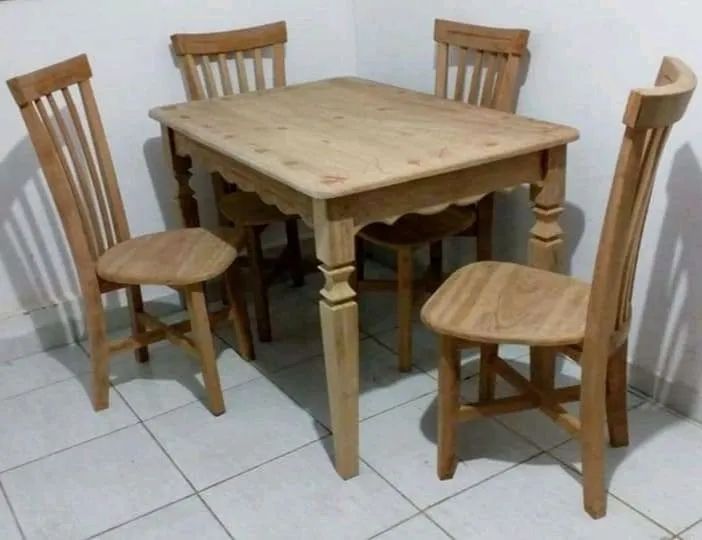 Mesa de Cozinha Madeira Maciça 64386065001345123