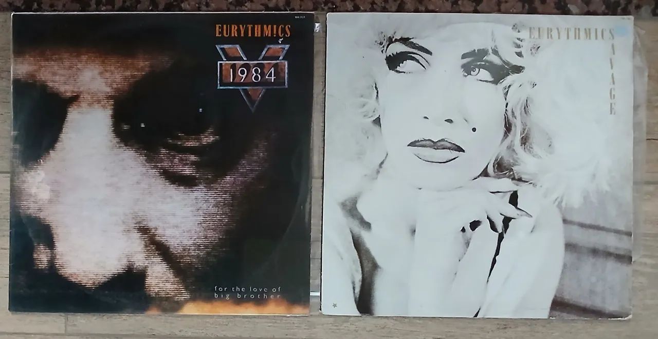 Discos de Vinil Eurythmics 1984 e Savage