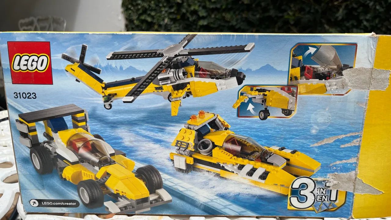 Lego helicóptero, barco ou carro ( 3 em 1)  - Foto 6