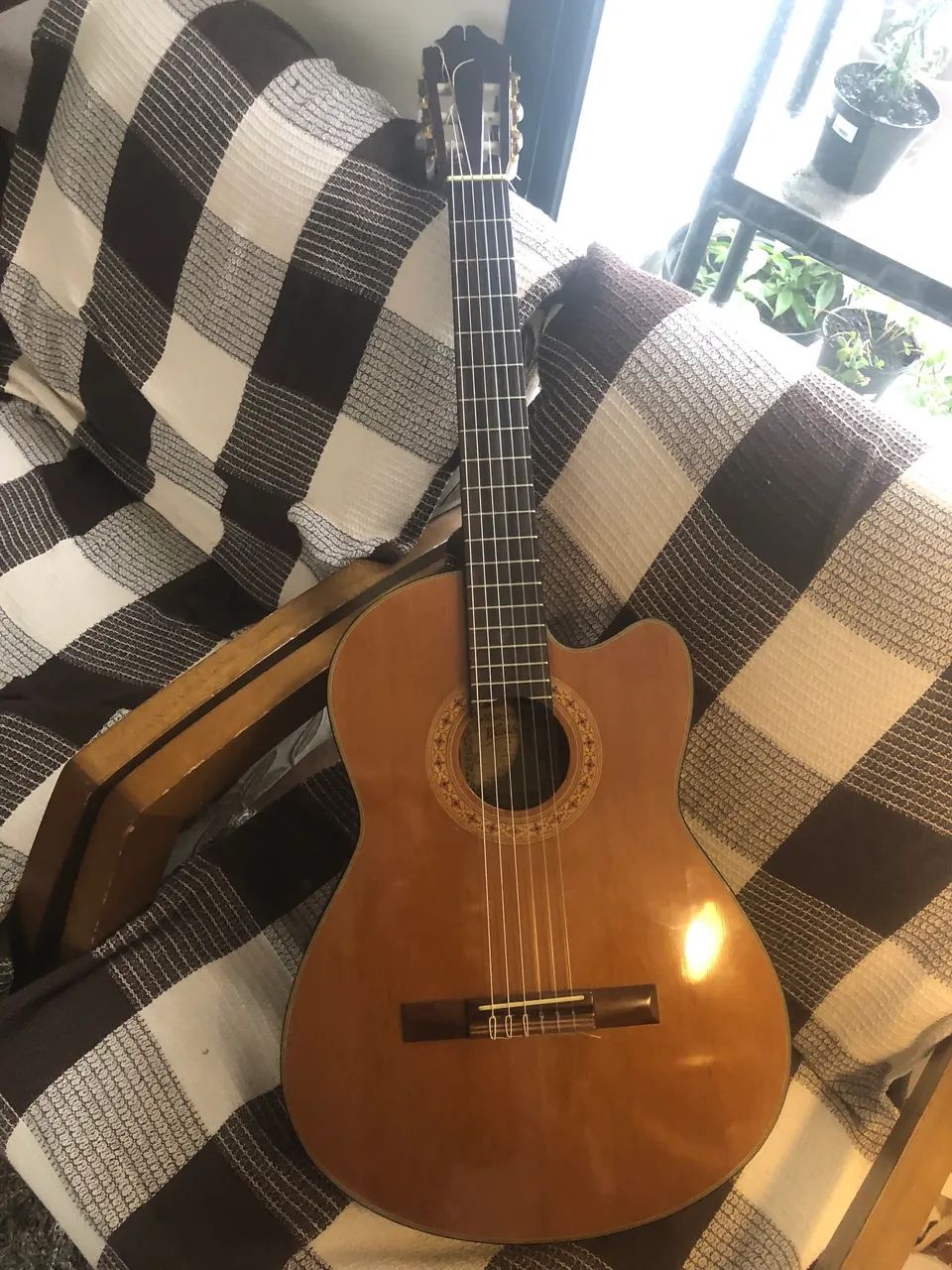 Violão Washburn C60CE - ano 1995 Cutway - Foto 5