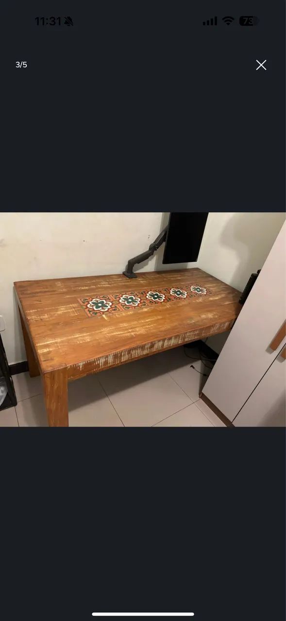 Solid Wood Table with Ceramic65115993157377121