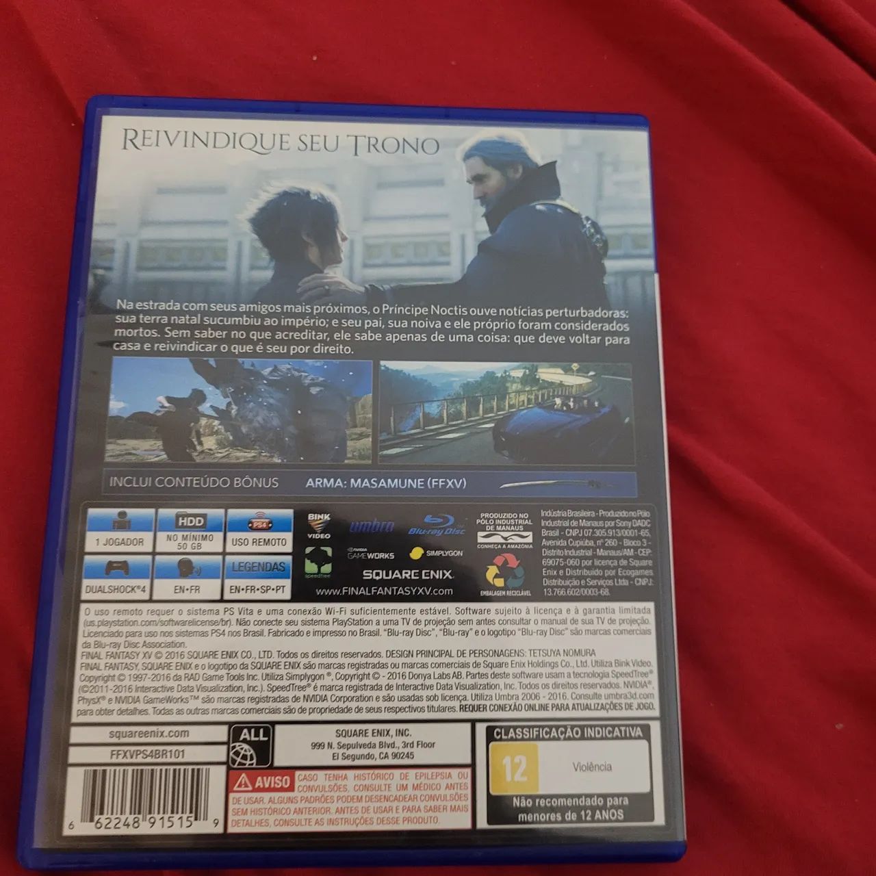 Final Fantasy Xv - PS4 - Usado - Foto 3
