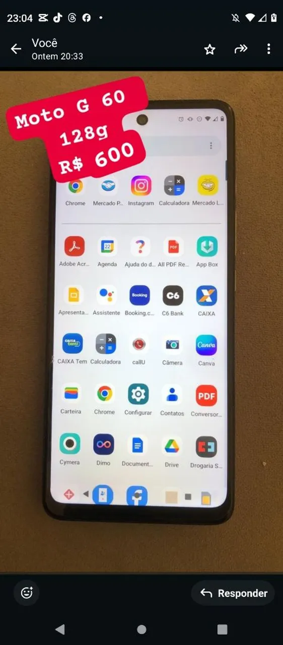 Celular moto G 60