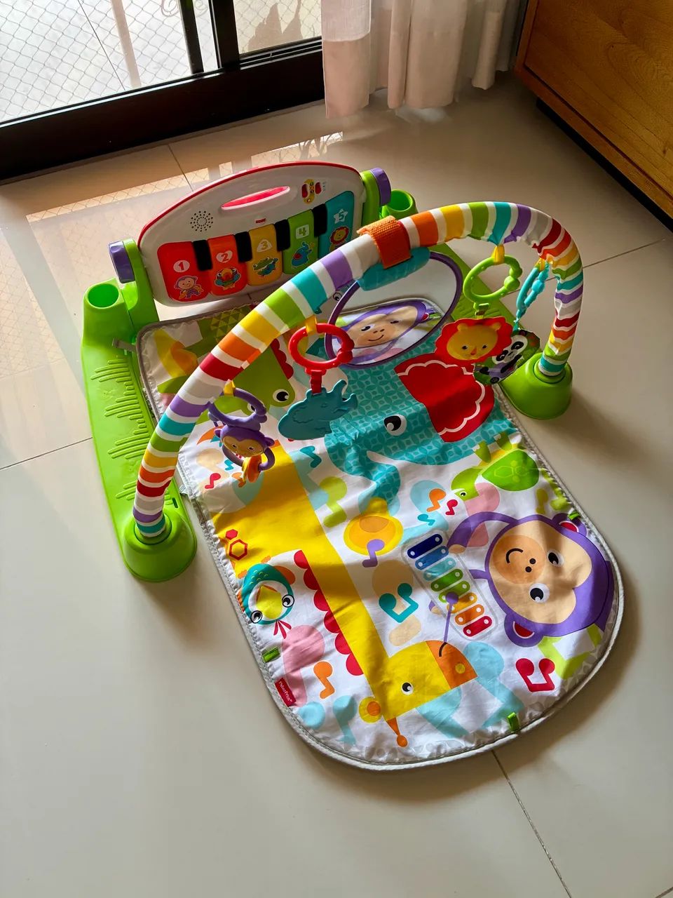Tapete de atividades Fisher-Price Deluxe Brinquedos e Jogos