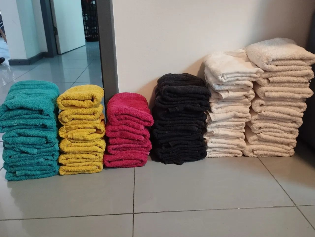 Kit de toalhas de Rosto (salão )- diversas cores