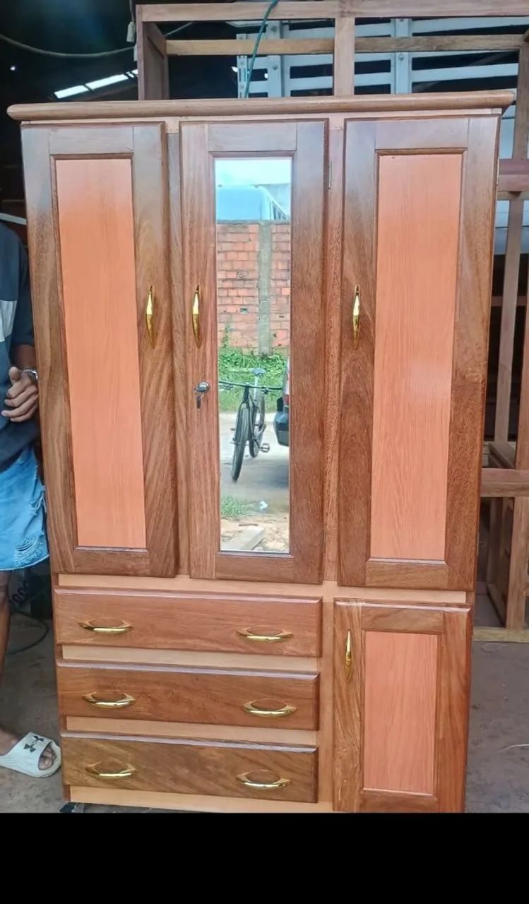 GUARDA ROUPA DE 3 PORTAS NOVO  - Foto 4