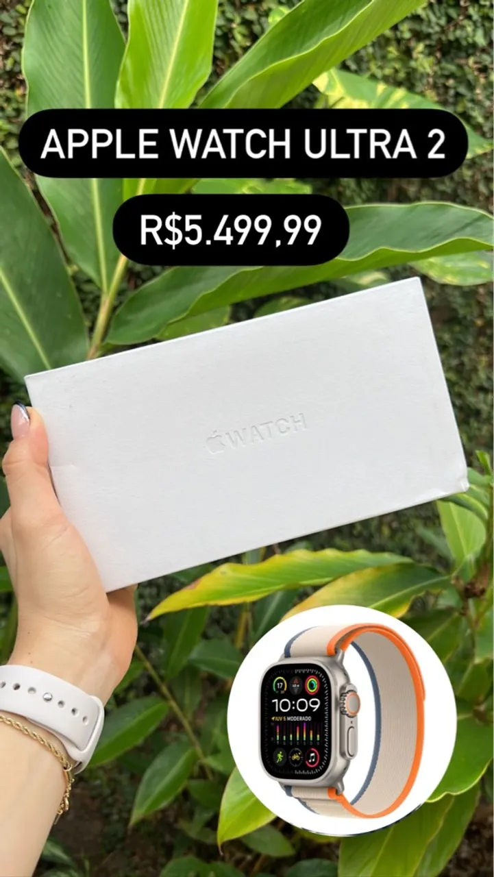 Apple Watch Ultra 2 Lacrado 1 Ano de Garantia Apple